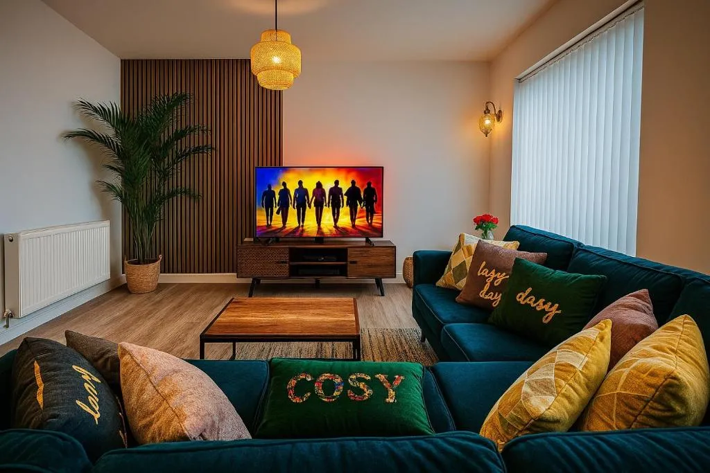 Image of Modern Flat in Glasgow City FREE Parking & Wifi